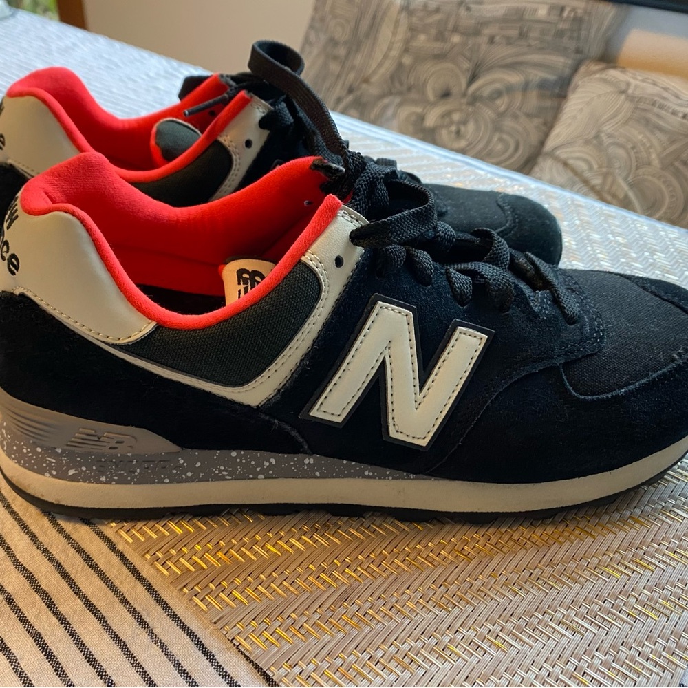 New Balance Red and Black Interior Sneakers